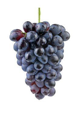 Beyaz arkaplanda üzümler 