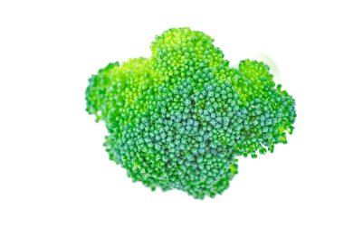 Beyaz arka planda sebze brokoli. 