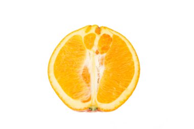 The oranges on a white background clipart