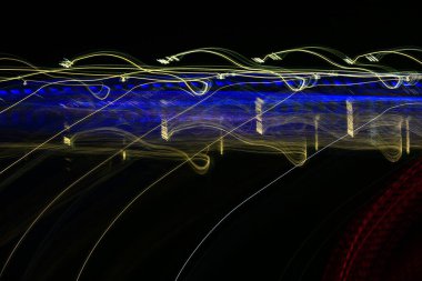 Karanlıktaki ışık, soyut arkaplan