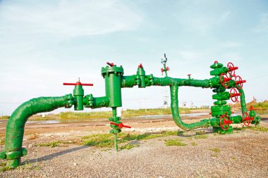 Petrol platformu, petrol endüstrisi ekipmanları.