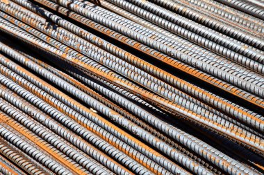 İnşaat alanında inşaat çubuğu düzenlendi