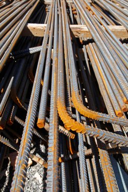 İnşaat alanında inşaat çubuğu düzenlendi