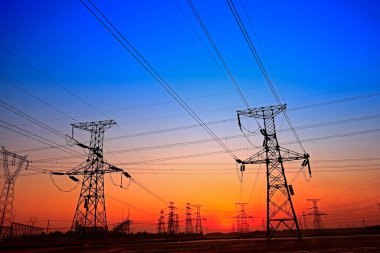 Elektrik kulesi, güç endüstrisi ekipmanları