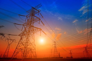 Elektrik kulesi, elektrik endüstrisi ekipmanları ve tesisleri