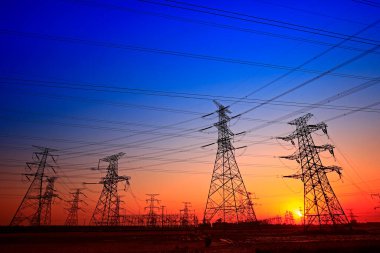 Elektrik kulesi, elektrik endüstrisi ekipmanları ve tesisleri