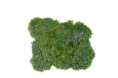 Brokoli beyaz arkaplanda izole edildi