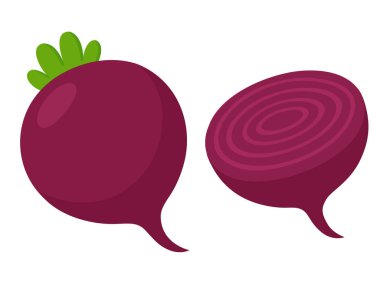 Pancar çizgi film ikonu, bütün ve kes. Düz vektör stili klip resim çizimi.