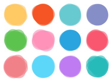 Beyaz 3 üzerinde izole edilmiş renk damlası sancak vektör illüstrasyonu