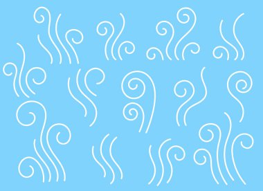 Hand drawn doodle vaporize icon