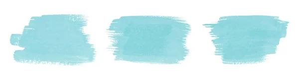 stock vector Blue watercolor stain. Watercolor background. Brush set