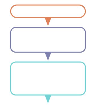 Speech bubble set vector illustration isolated on white