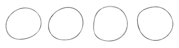 手绘分子圆环矢量集合 — 图库矢量图片