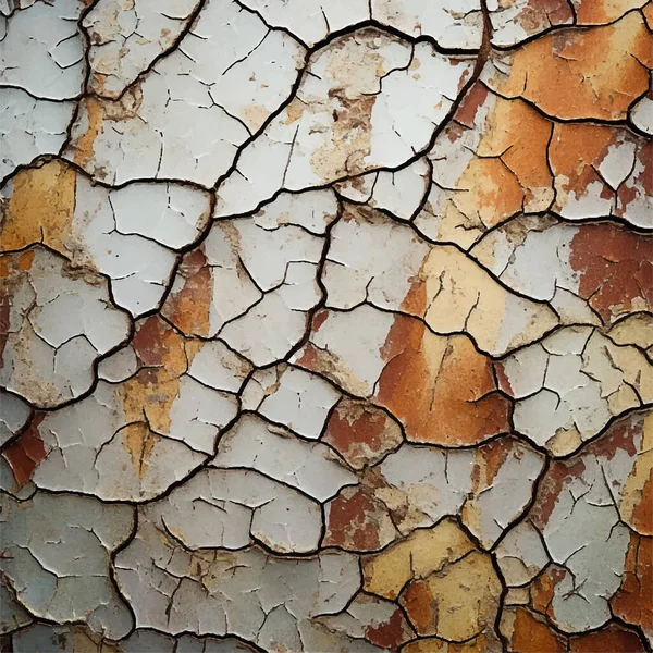 Трещины Текстуре Краски — стоковый вектор