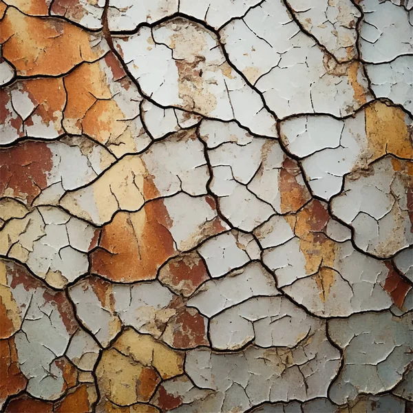 Трещины Текстуре Краски — стоковый вектор