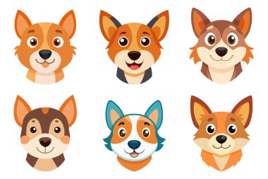 Çizgi film karakteri, çizim tarzı, düz tasarım, basit şekiller, beyaz arka planda izole edilmiş.