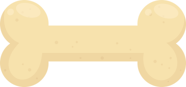 Köpek kemiği Clipart tasarımı çizimi