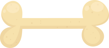 Köpek kemiği Clipart tasarımı çizimi