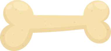 Köpek kemiği Clipart tasarımı çizimi