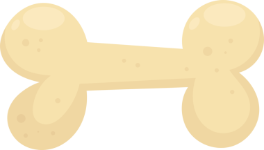 Köpek kemiği Clipart tasarımı çizimi