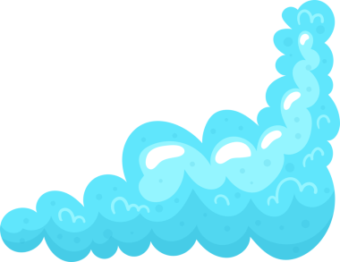 Sabun köpüğü klişe tasarım çizimi