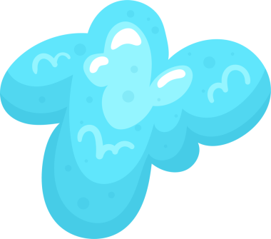 Sabun köpüğü klişe tasarım çizimi