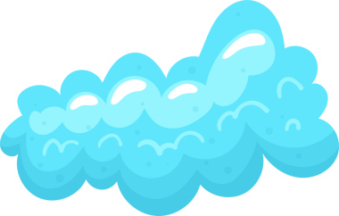 Sabun köpüğü klişe tasarım çizimi