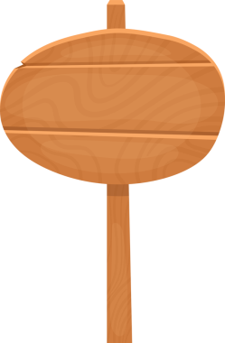 Tahta tabela klip tasarımı illüstrasyonu