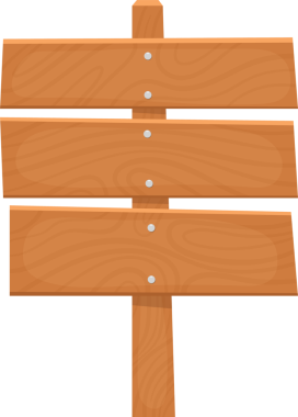 Tahta tabela klip tasarımı illüstrasyonu