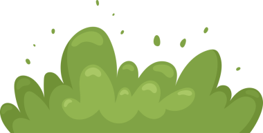 Bir karikatür resmi parlak yeşil bir zemin örtüsü ya da simsiyah bir arkaplan üzerinde yeşillik gösterir. Bu tuhaf illüstrasyon derinlik hissi yaratır ve çeşitli projeler için mükemmeldir..