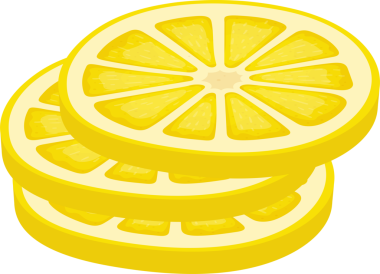 Bir yığın parlak sarı limon dilimi siyah arka planda sergileniyor. Dilimler düzgünce düzenlenmiş, sulu bölümlerini ve kalın kabuklarını sergiliyorlar. Görüntü tazelik hissi uyandırıyor..