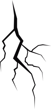 Bu net görüntü, siyah bir yüzey boyunca uzanan belirgin bir çatlağı gösteriyor. Çatlak, istikrarsızlık ve kırılganlık temaları sembolize ederek potansiyel yapısal zayıflığı veya hasarı temsil ediyor..