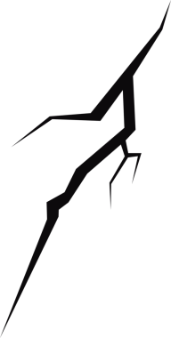 Görüntü, siyah bir arkaplan üzerinde belirgin bir çizgisel çatlak tasvir eder, hasar, parçalanma veya jeolojik hatalar içerir. Grafikler güçlü bir kuvvetin oyunda olduğunu gösteriyor..