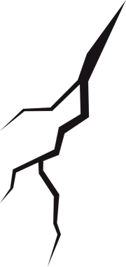 Bu resim, koyu siyah arkaplan boyunca yukarı doğru uzanan soyut koyu bir çatlağı gösteriyor. Çatlak keskin açılarla biçimlendirilmiş. Hasar, kırılganlık ya da jeolojik fenomen gösteriyor..