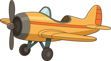 Sahnenin ortasında maceraya hazır, tuhaf sarı bir uçak beliriyor. Büyüleyici karikatür tarzı ve klasik tasarımıyla uçak, izleyicileri tasasız bir şekilde uçma ve seyahat etme hayaline davet ediyor..