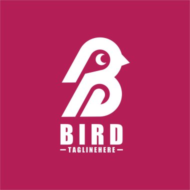 Bird B Logo - Vector logo template