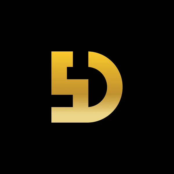 Logotipo Monograma Das Letras Alfabeto Projeto Elegante Profissional Ícone Letra — Vetor de Stock