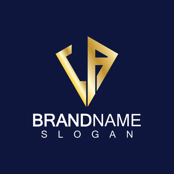 Początkowe Litery Logo Design Wektor Szablon — Wektor stockowy