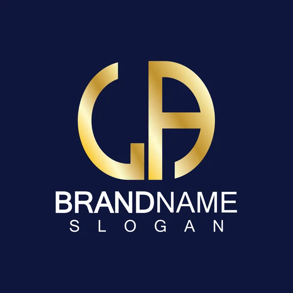 Początkowe Litery Logo Design Wektor Szablon — Wektor stockowy