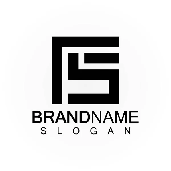 Alfabetet Bokstäver Monogram Logotyp Elegant Och Professionell Svart Färg Bokstav — Stock vektor