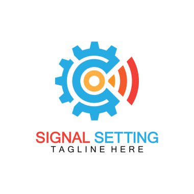 Bağlantı, Sinyal, İnternet, Telefon, Radyo, Bilgisayar, Wifi, İletişim, Anten, Bağlantı kurmak için sinyal ayarlama logosu.