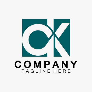 İlk Harf Tamam Logo Tasarım Vektörü Şablonu.