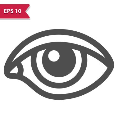 Eye Icon. View, vision, sight