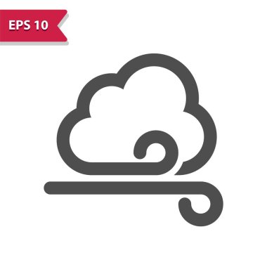 Wind Icon - Windy, Weather, Cloud, Cloudy