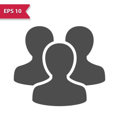 İnsanlar Grubu - Üç Kullanıcı - Görseller Simgesi