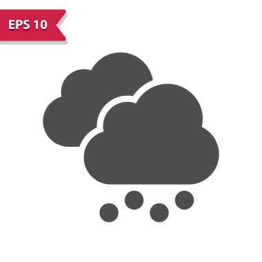 Hail Icon - Hailstorm, Cloud, Hail Storm, Weather, Hailstone, Clouds