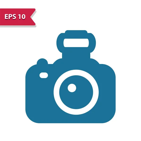 stock vector Camera, DSLR Camera Icon. Professional vector icon in glyph style.