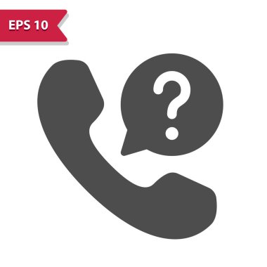 Müşteri Destek Simgesi. Profesyonel vektör simgesi.