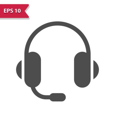 Kulaklık Simgesi. Profesyonel vektör simgesi.