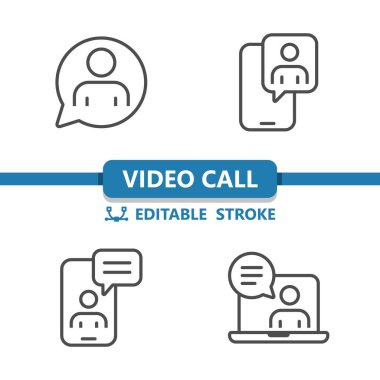 Video Çağrısı - Görüntülü Sohbet Simgeleri